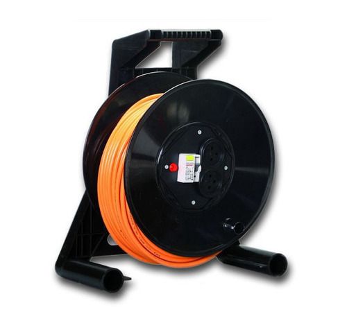 תוף כבל מאריך 3X1.5MM אורך 50 מטר עם 2 שקעים + פחת