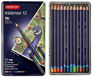 צבעי עיפרון דמוי טוש 1/12 Derwent Inktense