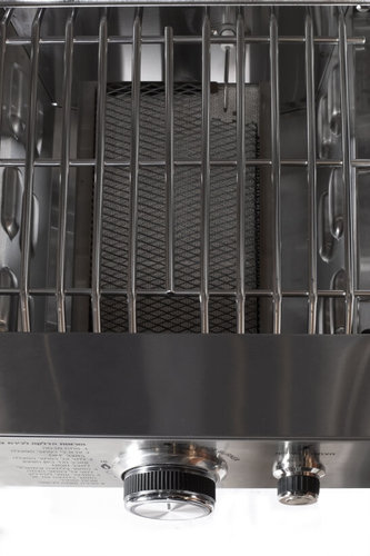 גריל 4 מבערים + כירת צד משולב גז ופחם Grillstream gourmet b4  צבע שחור