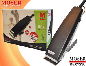 MOSER REX 1230 מכונת תספורת לבעלי חיים