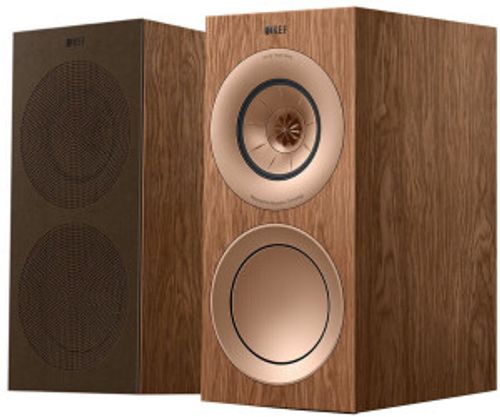 זוג רמקולי מדף Kef R3 Meta - צבע אגוז!