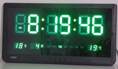 שעון לד חשמלי במלאי בירוק דגם 4825