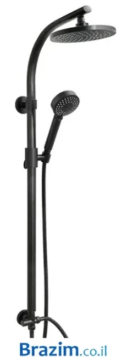 מוט פינוק ורד 8844 מבית Vered בגימור שחור.