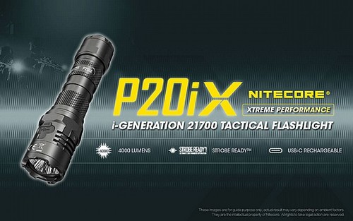 פנס יד הצפה נטען 4000 לומן P20iX