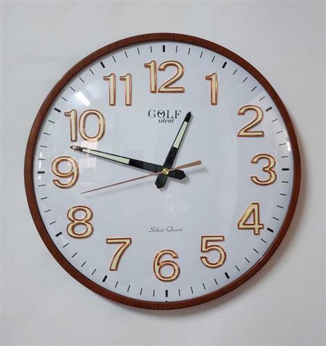 שעון קיר זוהר בחושך