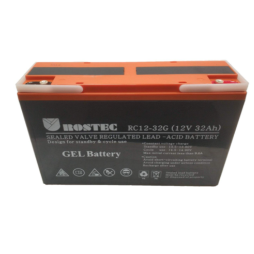 מצבר ג'ל פריקה עמוקה- 12V 32AH Rostec חזק ואיכותי במיוחד -6 חודשי אחריות