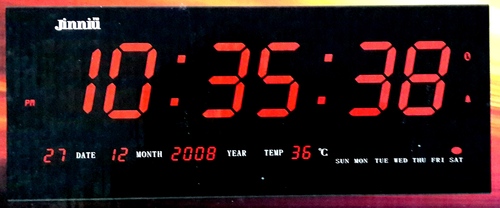 שעון  לד חשמלי