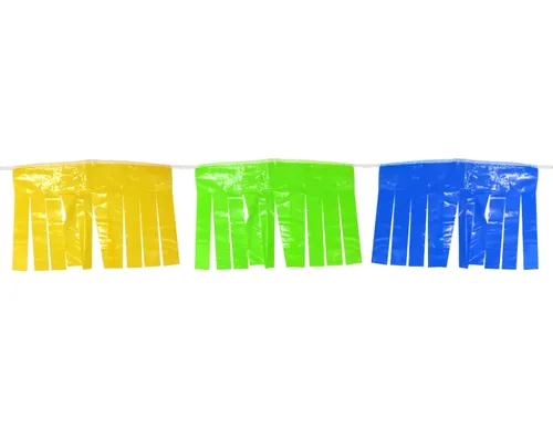 שרשרת פרנזים צבעוניים לתלייה וקישוט - 10 מטר