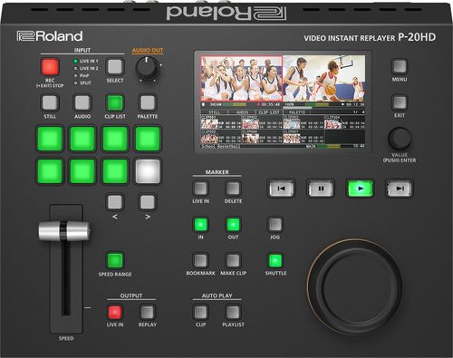 זוית נוספת Roland P-20HD Video Instant Replayer