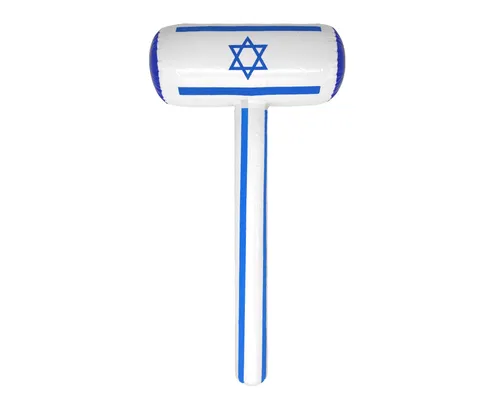 פטיש מתנפח דגל ישראל - 60 ס