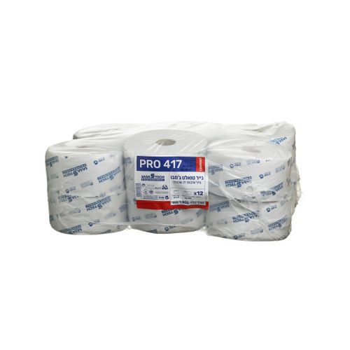 נייר טואלט ג'מבו PRO 417 COMFORT נייר איכותי דו שכבתי