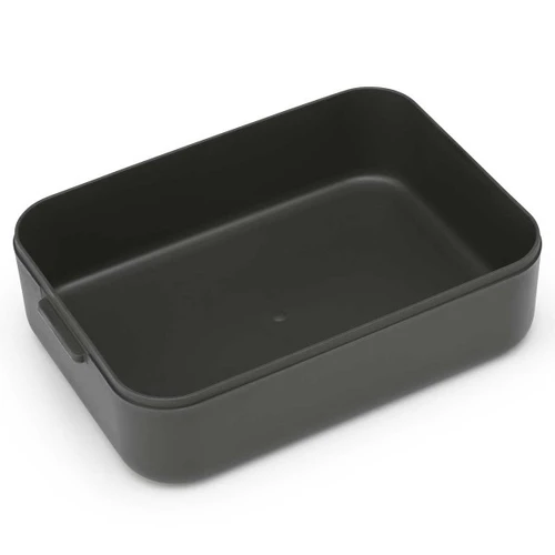 קופסת אוכל גדולה 2 ליטר Make & Take ללא BPA אפור כהה Brabantia, בטוח לשימוש במיקרו, במקפיא ובמדיח, ללא BPA מומלץ. מחיר מבצע. מקט  Y-203060 - עולם הפרזול 02