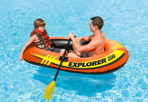 סירה מתנפחת לילדים לשניים EXPLORER דגם 58330 תוצרת INTEX