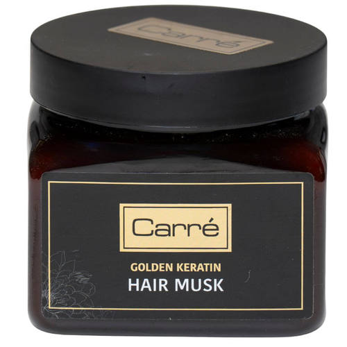 מסכה לשיער GOLDEN KERATIN לשיער יבש ופגום קר CARRE