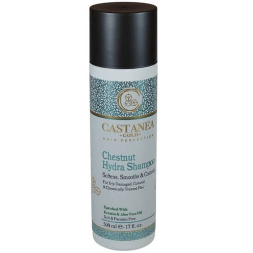 שמפו ערמונים CASTANEA GOLD לשיער יבש, צבוע ולאחר טיפולים כימיים קסטניה 500 מ