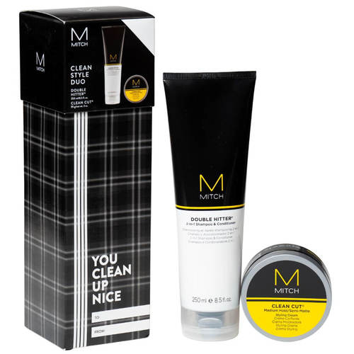 שמפו ומרכך 2 ב-1 + קרם מסדר (חצי מט) PAUL MITCHELL פול מיטשל 250 מ