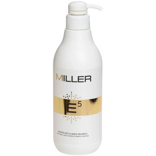 שמפו ללא מלחים מועשר בקרטין MILLER E5 מסדרת גולד מילר 1000 מ
