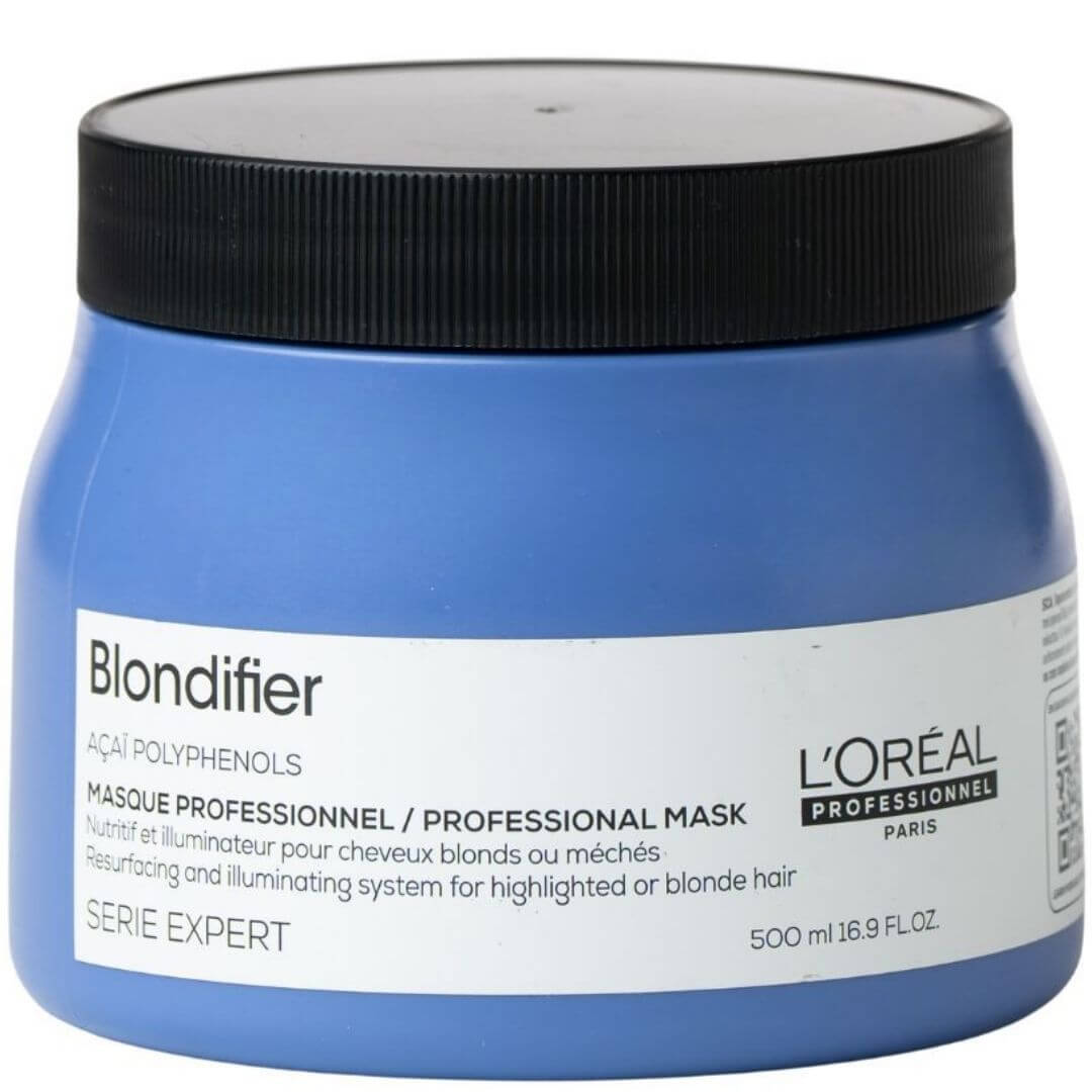 מסכה לשיער לכל גווני הבלונד S`erie Expert Blondifier סרי אקספרט בלונדיפייר לוריאל 500 מ"ל