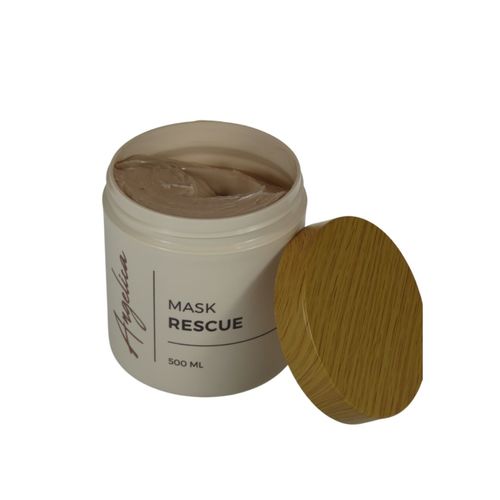 מסכת רסקיו RESCUE מסכה ייחודית לשיער עבה\מקורזל ויבש מאוד אנג`ליקה 500 מ