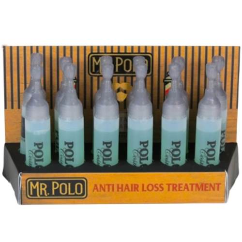 אמפולות לחיזוק סיב השערה MR.POLO לגבר אוקטן פרל 12*10 מ