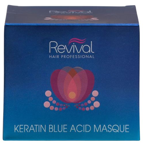 מסכת סילבר קרטין REVIVAL להדגשת והסרת הגוון הצהוב בשיער מובהר ומאפיר רביבל 500 מ