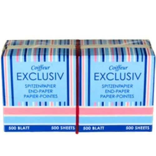 מארז בדים לביגודים EXCLUSIV לסלסול השיער 500 דפים בכל חבילה