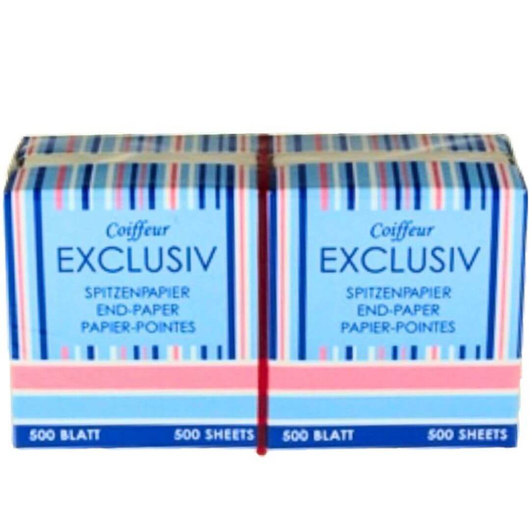 מארז בדים לביגודים EXCLUSIV לסלסול השיער 500 דפים בכל חבילה