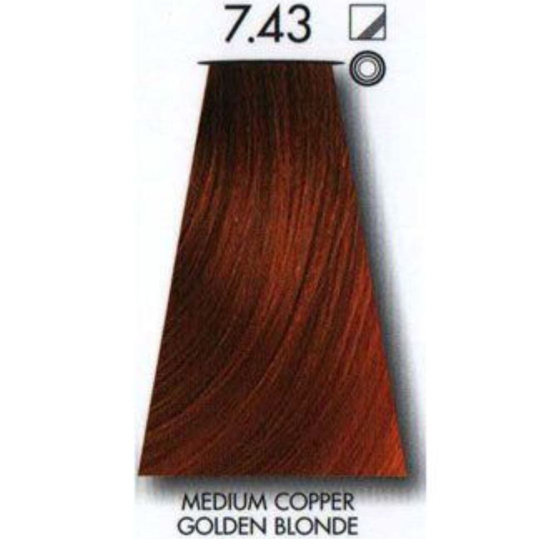 צבע לשיער Medium copper golden blonde 7.43 קיון KEUNE