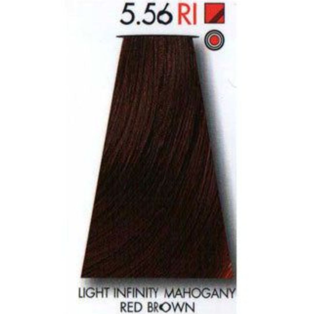 צבע לשיער Light infinity mahogany red brown 5.56 RI קיון KEUNE