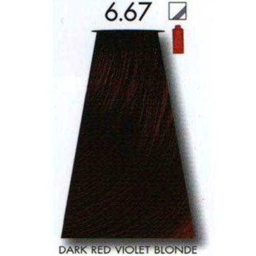 צבע לשיער Dark red violet blonde 6.67 קיון KEUNE