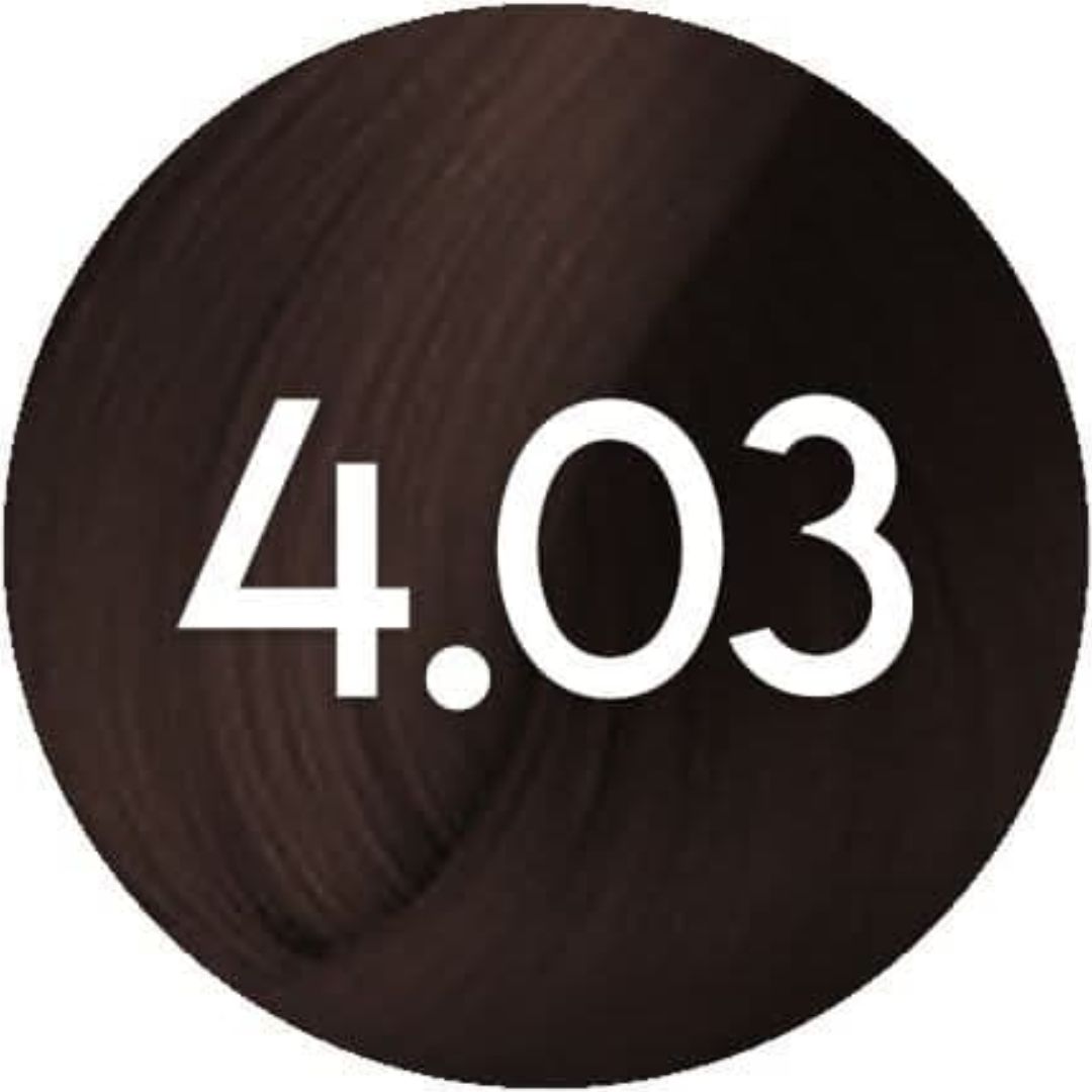 גוון 4.03 WARM BROWN פארמויטה FarmaVita צבע לשיער 100 גרם