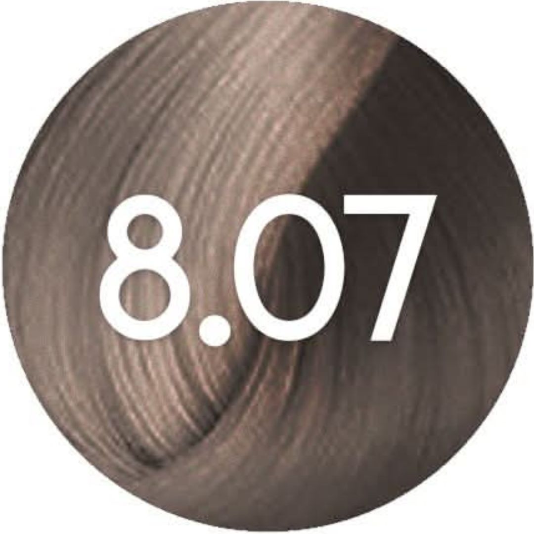 גוון 8.07 LIGHT MAT BLONDE פארמויטה FarmaVita צבע לשיער 100 גרם