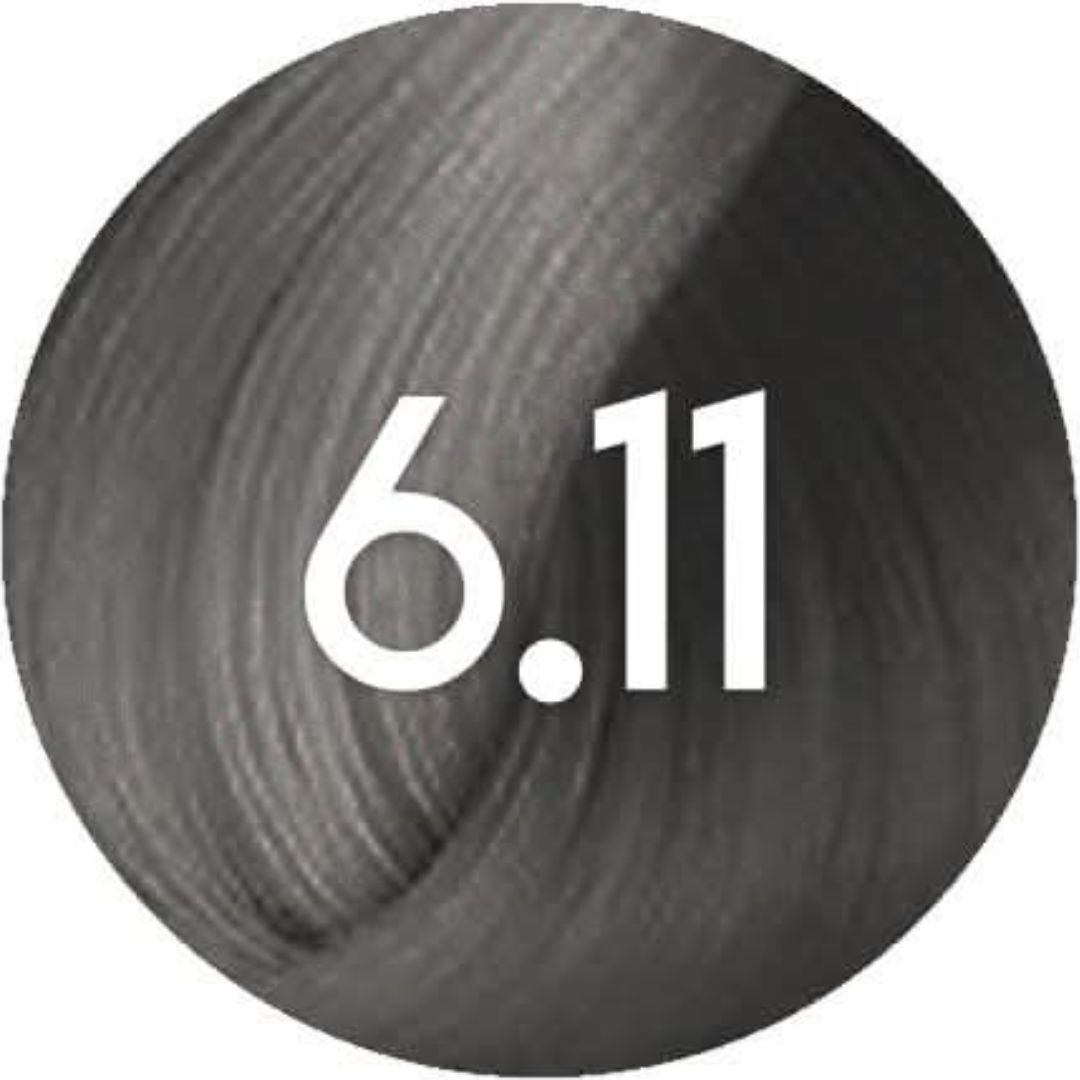 גוון 6.11 DARK INTENSE ASH BLONDE פארמויטה FarmaVita צבע לשיער 100 גרם