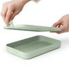קופסת אוכל שטוחה 1.1 ליטר Make & Take ללא BPA ירוק ג׳ייד Brabantia