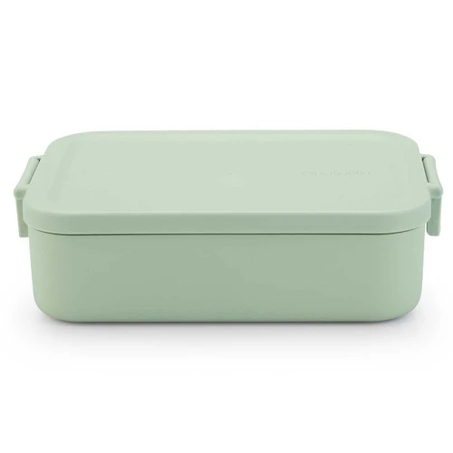קופסת אוכל בינונית 1.1 ליטר Make & Take ללא BPA ירוק ג׳ייד Brabantia, בטוח לשימוש במיקרו, במקפיא ובמדיח, ללא BPA מומלץ. מחיר מבצע. מקט Y-202605 - עולם הפרזול 04