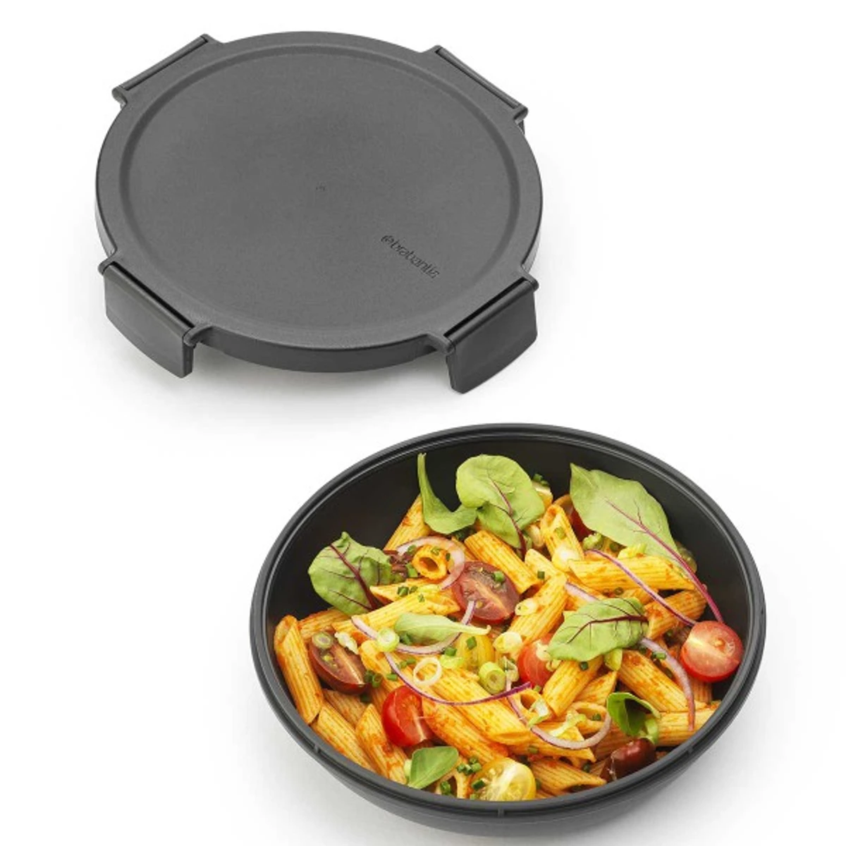 קערה לארוחת 1 ליטר Make & Take פלסטיק ללא BPA אפור כהה Brabantia - מק"ט: Y-206009 
