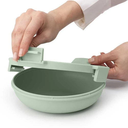 קערה לארוחת 1 ליטר Make & Take פלסטיק ללא BPA ירוק ג׳ייד Brabantia אטום לנזילות ואויר - שומר על טריות האוכל בטוח לשימוש במיקרו, במקפיא ובמדיח פלסטיק איכותי - ללא BPA מומלץ, מחיר מבצע. מקט Y-206320- עולם הפרזול 