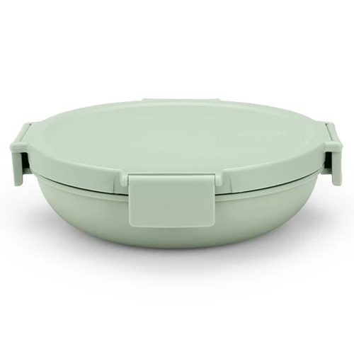 קערה לארוחת 1 ליטר Make & Take פלסטיק ללא BPA ירוק ג׳ייד Brabantia אטום לנזילות ואויר - שומר על טריות האוכל בטוח לשימוש במיקרו, במקפיא ובמדיח פלסטיק איכותי - ללא BPA מומלץ, מחיר מבצע. מקט Y-206320- עולם הפרזול 02
