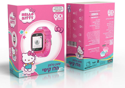 קידיווטש - שעון טלפון חכם דגם הלו קיטי - Kidiwatch Hello Kitty