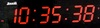 JH4818 שעון לד אדום תצוגת שעה דקות שניות