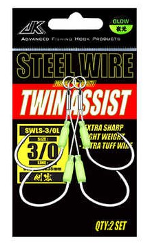 קרס אססטים - 1/0 JK STEEL WIRE