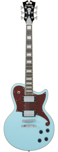 גיטרה חשמלית + נרתיק D'Angelico Premier Atlantic SKY BLUE