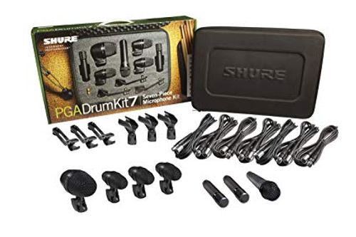 SHURE PGADRUMKIT7 - סט מיקרופונים לתופים במזוודה. שייך לקבוצת DMK