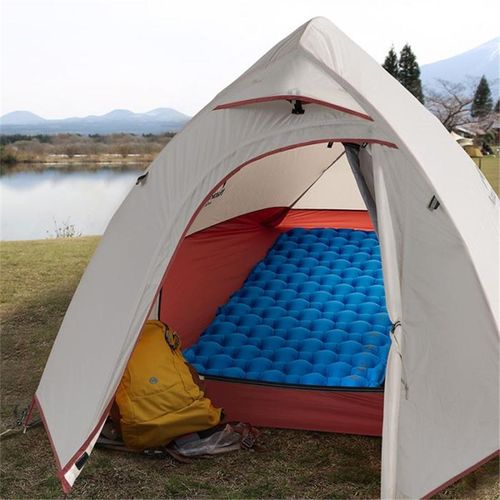 מזרון מתנפח מעצמו לתרמילאים עם כרית ומשאבה   Camping Air Mattress Ultralight DISCOVERY