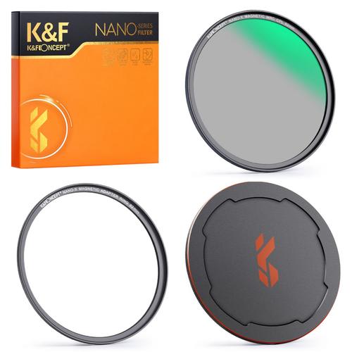 פילטר פולורייזר K&F CPL 67mm מגנטי