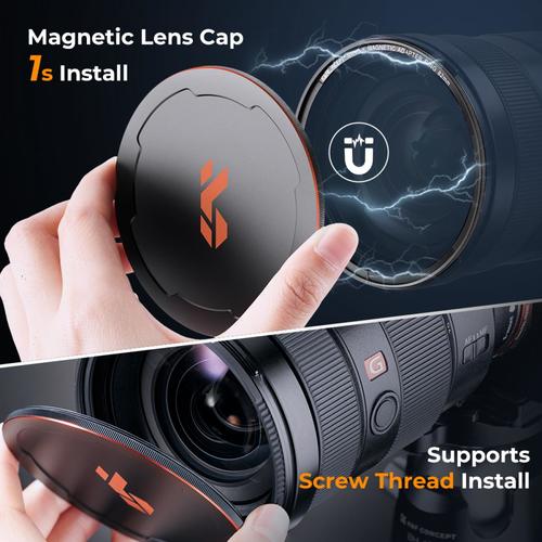 פילטר פולורייזר K&F CPL 67mm מגנטי