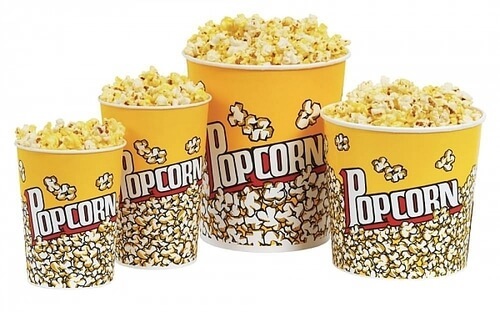 כוסות פופקורן ליטר