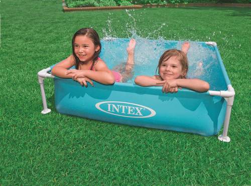 בריכת עמודים מיני בצבע תכלת