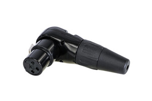 RC3FR-B-D מחבר XLR נקבה זוויתי לכבל Rean by Neutrik