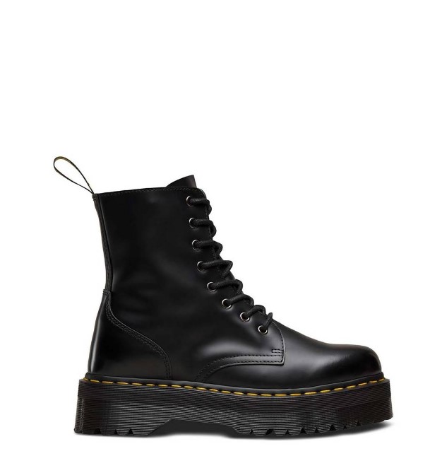 נעלי דוקטור מרטינס  Dr Martens Jadon Black Polished Smooth | נשים